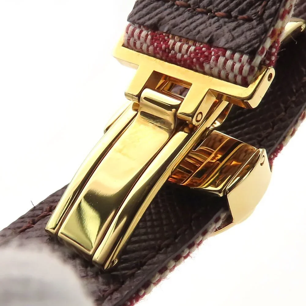 LOUIS VUITTON Pink Monogram Charm Bracelet